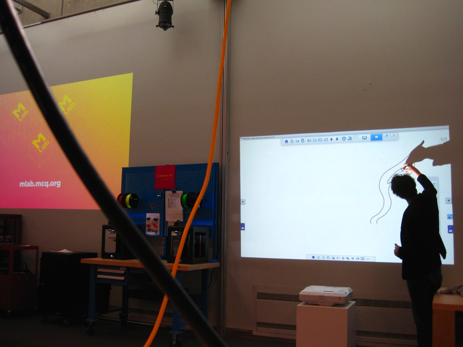 MLab Creaform, Les Explorateurs, Rhizome Littérature vivante, Arkham sur Loire, dessin TBI